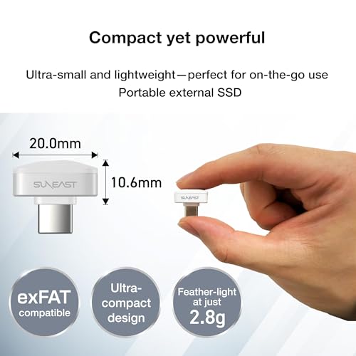 SUNEAST 256GB SE-PS256G2LNN1WF USB 3.0 Portable Solid State Drive