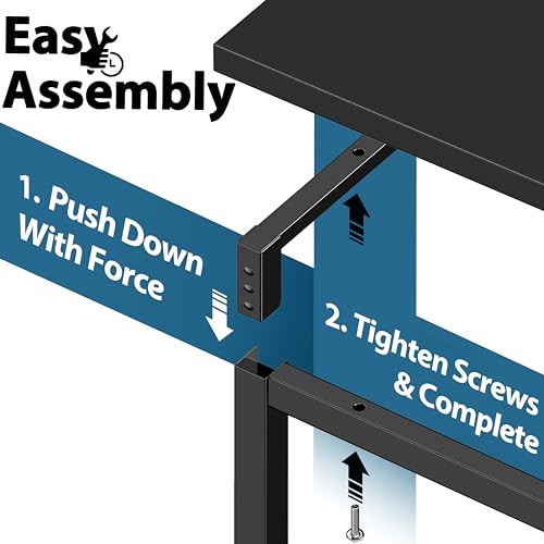 SHW 40-Inch OD-11A-K Computer Desk 19"D x 40"W x 28"H Black
