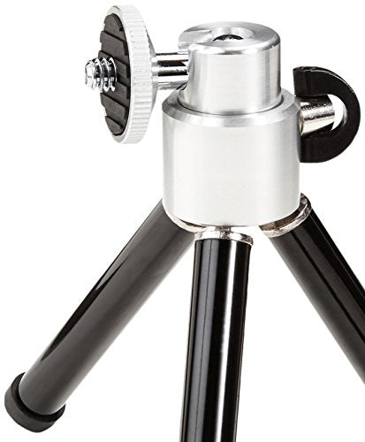 Amazon Basics 7.5 Inches WT0352G Lightweight Portable Mini Tripod 1.1 lbs Weight Limit Ball Head