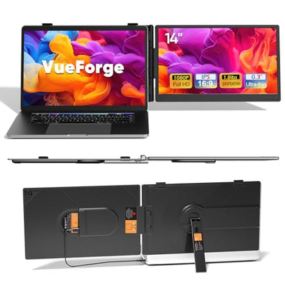 VueForge 14.1" A3 FHD 1080p 60Hz IPS Laptop Screen Extender