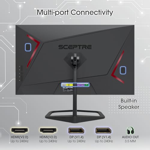 Sceptre 25 Inch E255B-FWD240.A1 FHD 1080p 240Hz LED Monitor