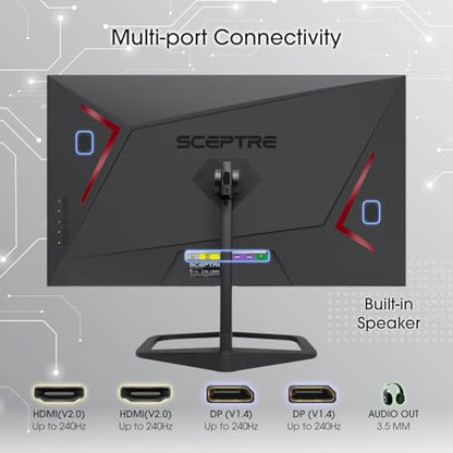 Sceptre 25 Inch E255B-FWD240.A1 FHD 1080p 240Hz LED Monitor