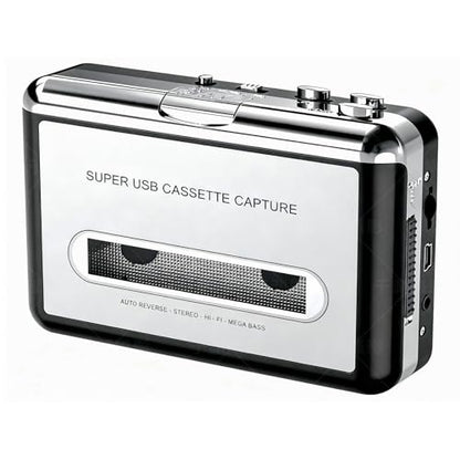 Tinxumb Portable Cassette Tape to MP3 Converter & Player KDJ-01 USB 2.0