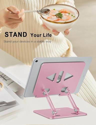 Aoviho Adjustable Tablet Stand T2 Aluminum Tablet Holder 4-12 inch