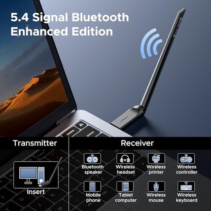 UGREEN 75109 USB 2.0 Type A Bluetooth 5.4 WiFi 6 Adapter