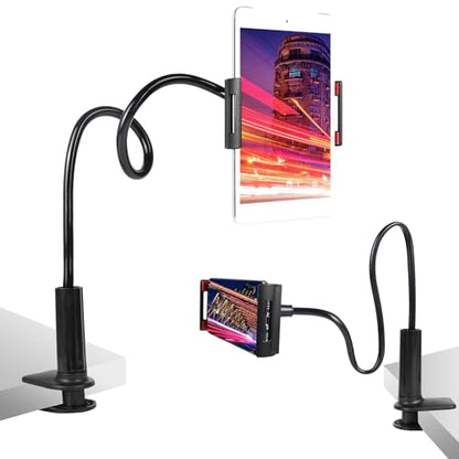 Selfdee Tablet Stand Holder 31.4 inches 360 Degree Rotation Adjustable Flexible Long Arm Tabletop Mount