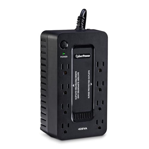 CyberPower ST425 120 Volts 2.17 Amps 260 Watts 8 Outlets UPS Uninterruptible Power Supply
