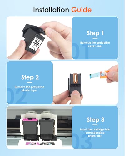 AXVORY 7858 Printer White High Yield Compatible Remanufactured Ink Cartridge