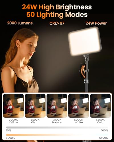 Torjim 12in LED Video Light Kit ABC01 1080p Continuous Output Lighting
