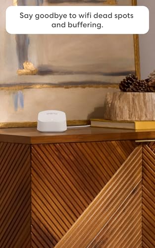 Amazon eero 6+ Mesh Wifi System Gigabit Speed Coverage 4500sqft 3-Pack