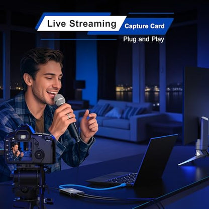 Portta HDMI Video Capture Card HCC101-BK 1080p 60Hz 2 Port HDMI Video Capture