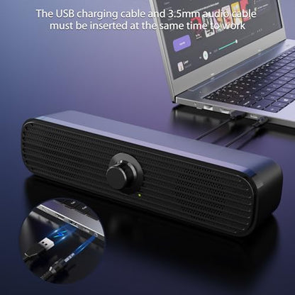 1Mii 26cm ST-18 Stereo Multimedia Speakers with Touch Control, Auxiliary and USB Connectivity