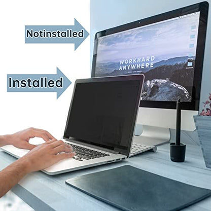 IPROKKO 14" Privacy Filter Laptop Screen 16:9 Anti-Glare Anti-Fingerprint Privacy Screen