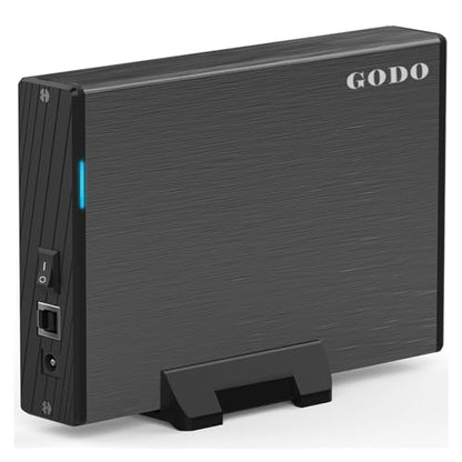 GODO 3.5" SATA Enclosure-Black USB 1.1/2.0/3.0 18TB