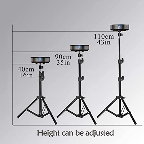 Coret Tripod Stand 102cm Sjj-120 Adjustable Height 360° Rotatable Ball Head Portable Projector Stand
