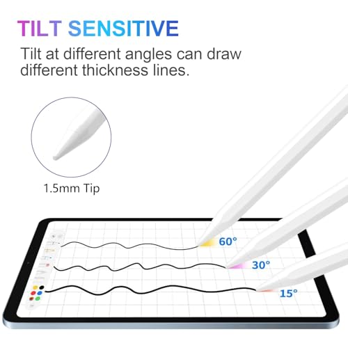 COO Stylus Pen for iPad 2022-2024 with Palm Rejection and Fast Charging