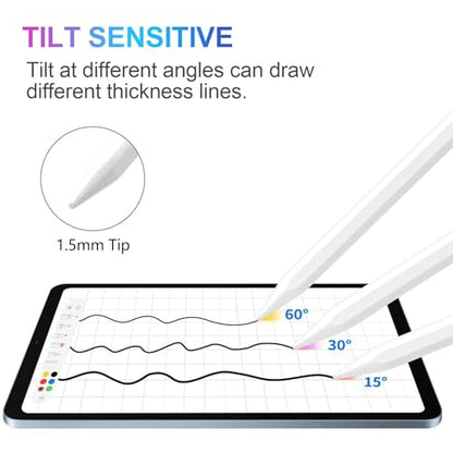 COO Stylus Pen for iPad 2022-2024 with Palm Rejection and Fast Charging