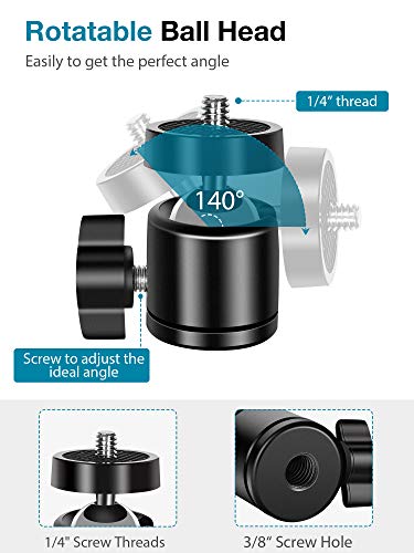 InnoGear 1.0 Count WS130 Webcam Stand Tabletop Mount Fully Adjustable Professional Design