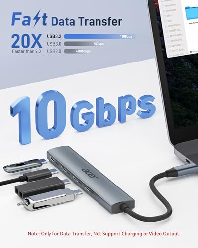 Acer 4 Port USB-C Hub Model ODK3D0