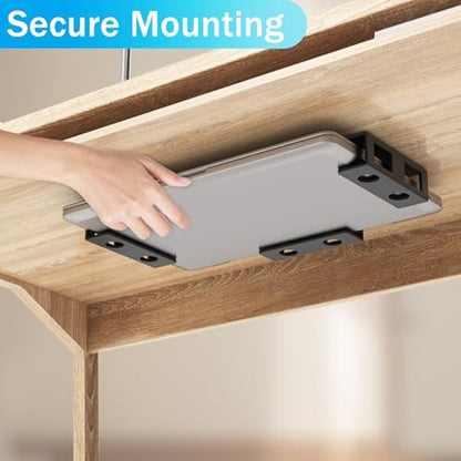IRENPORU Under Desk Laptop Mount Holder M13803 Black Steel Table Bracket