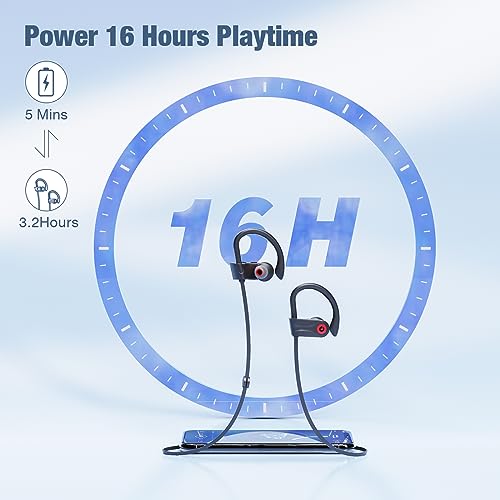 Boean U18 Wireless Bluetooth Headphones with Ergonomic Design and 16 Hour Playtime