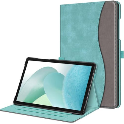 FINTIE Case for Samsung Galaxy Tab A11 Plus 11-Inch 2025/ A9 Plus 11-Inch 2023, Model Number ESBJ007, Solid Turquoise, Multi-Angle Viewing, Auto Sleep/Wake