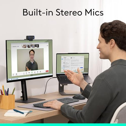 Logitech C920x 1080P Webcam 30fps USB Compatible with Multiple Operating Systems