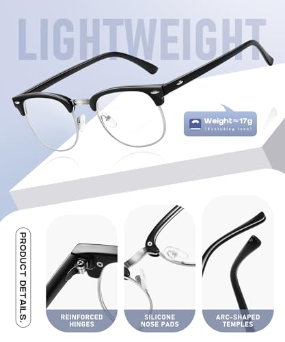 Perfectmiaoxuan 2 Count 3016 Blue Light Blocking Glasses