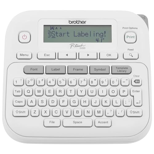 Brother P-Touch PTD220 Thermal Printer Monochrome 180 dpi Label Maker