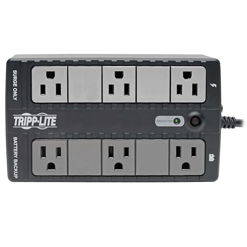 Tripp Lite 120V 350VA BC350 Mini UPS System 6 Outlets 280W Compact