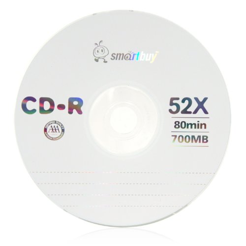 Smartbuy 700MB 52x CD-R Disc LYSB00K58FZPW-CMPTRACCS
