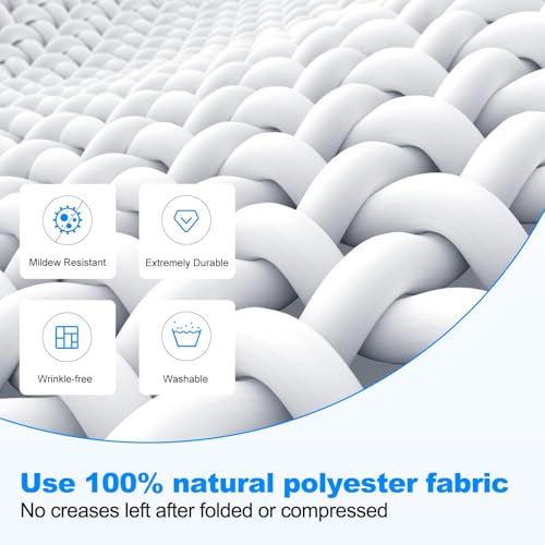 OKEDUO 60 inch Projection Screen 16:9 Matte Manual Polyester