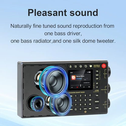 CHOYONG 7.87" LC90 Multi-Band Portable Internet Radio