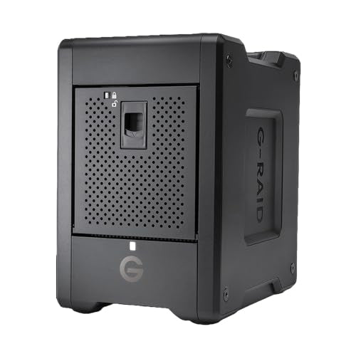 SanDisk Professional 80TB G-RAID Shuttle 4 External Hard Drive with Thunderbolt 3 Connectivity