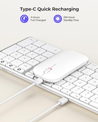 Seenda Bluetooth Keyboard Mouse Combo Mac SKM64-2