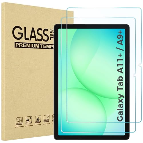 ProCase 11 Inches Tempered Glass Screen Protector for Galaxy Tab A9 Plus 2023 / A11 Plus 2025, 9H Scratch Resistance