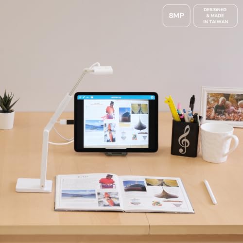 OKIOLABS 6.9" x 7" x 14.2" OKL-S2U 2448p 30 FPS Document Camera