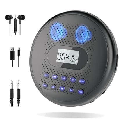 Arafuna 5.5" CD5189B Portable CD Player 2 Channels - AUX & USB Connectivity - 1 Disc Capacity - MP3 Support