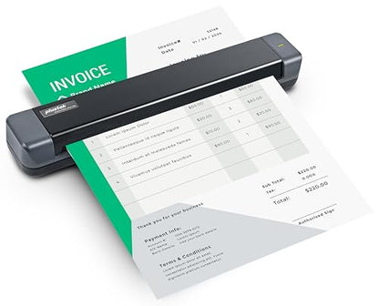 Plustek 1.6"x11.7" S410 Plus 600dpi Document Scanner