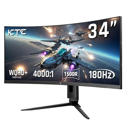 KTC 34 Inches H34S18S 3440x1440 180Hz VA Ultrawide Monitor
