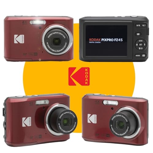 KODAK PIXPRO FZ45 27mm 16 MP 2.7" LCD Digital Camera Bundle with 32GB SD Card