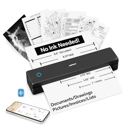 HPRT MT620 Portable Thermal Printer - Monochrome - 203 DPI - Thermal Paper - Bluetooth/USB