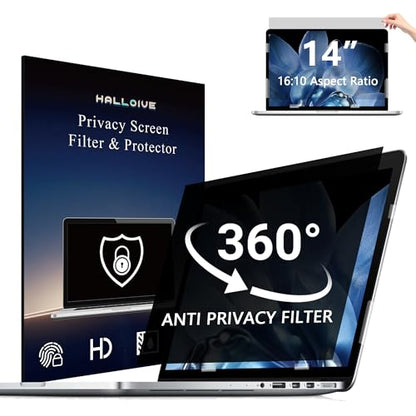 Halloive 14 Inch HH-TYFG14 16:10 4-Way Privacy Screen Shield