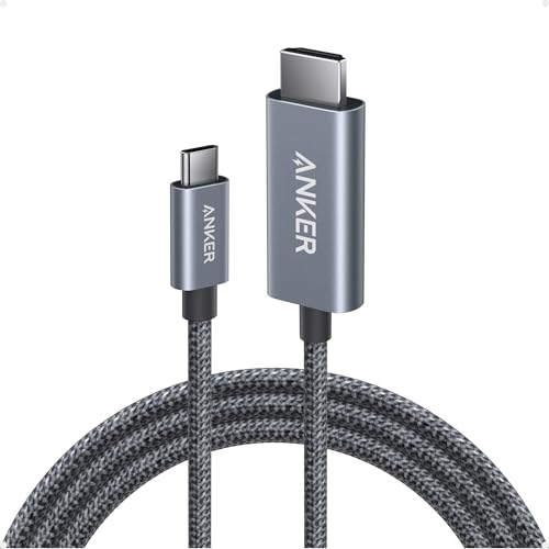Anker 6 Feet A87E0 4K HDMI USB-C Male-to-Male 60 Hz Cable