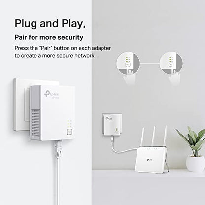 TP-Link 1000 Mbps Powerline Ethernet Adapter TL-PA7017 KIT