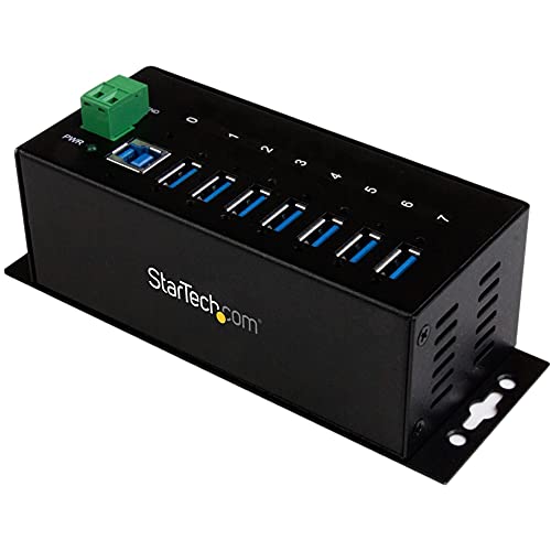 StarTech.com 7-Port USB 3.0 Hub ST7300USBME ESD Protection Surge Protection USB Expander