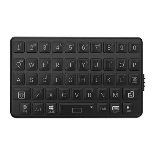 EXknight Mini Keyboard 46 Keys QWERTY Bluetooth 5.0 Wireless Portable Keyboard Model M4