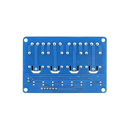 SunFounder 4-Channel Relay Module 5V DC PCB Mounting