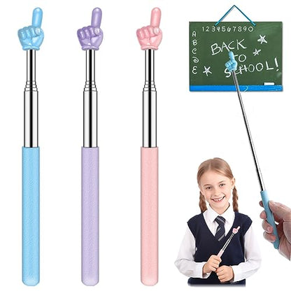 Dumero 8.5 to 27.5 inches Extendable Pointer Stick Classroom Teaching Tool