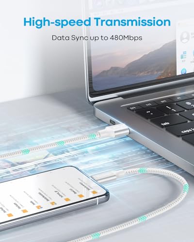 Huukein 10ft USB A to USB C Cable FQA3